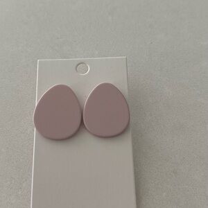 Pink Teardrop Earrings